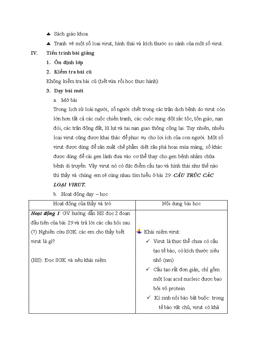 image for page Bai 29 Cấu Trúc Virut