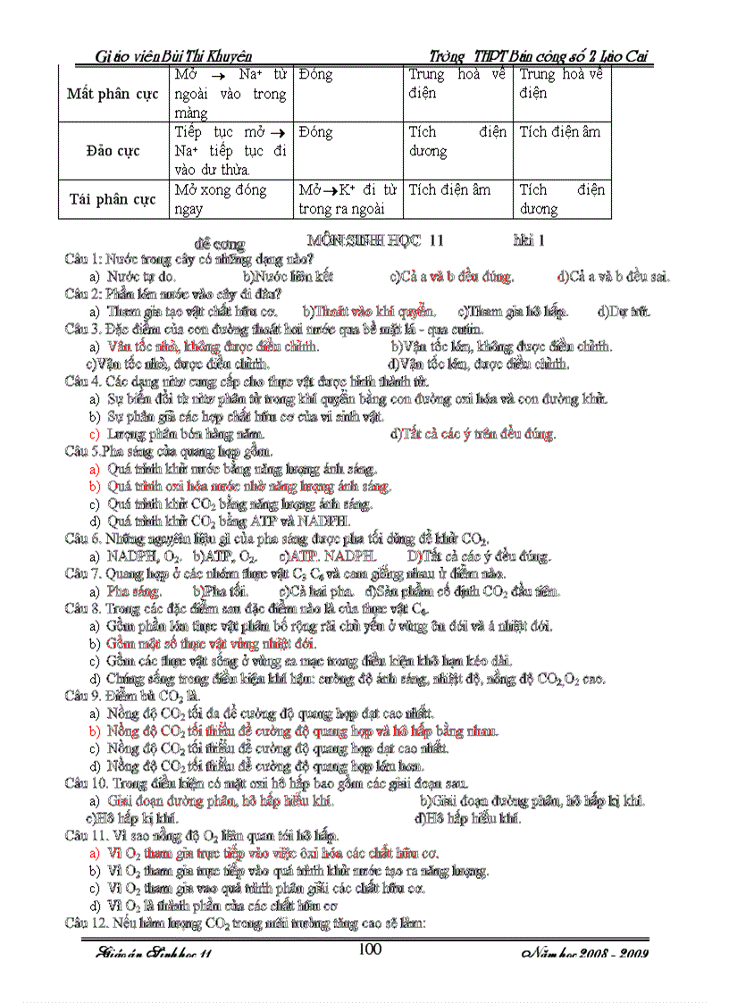 image for page Bài giảng sinh học 11