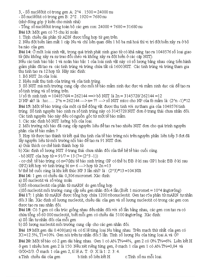 image for page Bài tập ADN