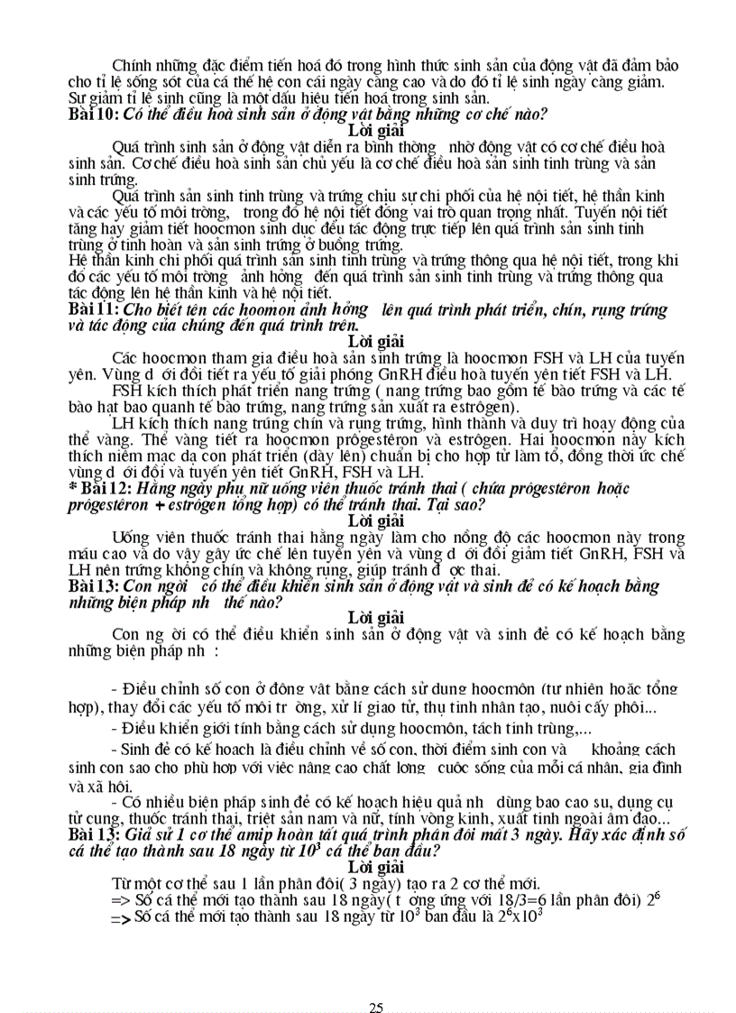 image for page Bài tập tự luận và trắc nghiệm sinh học 11