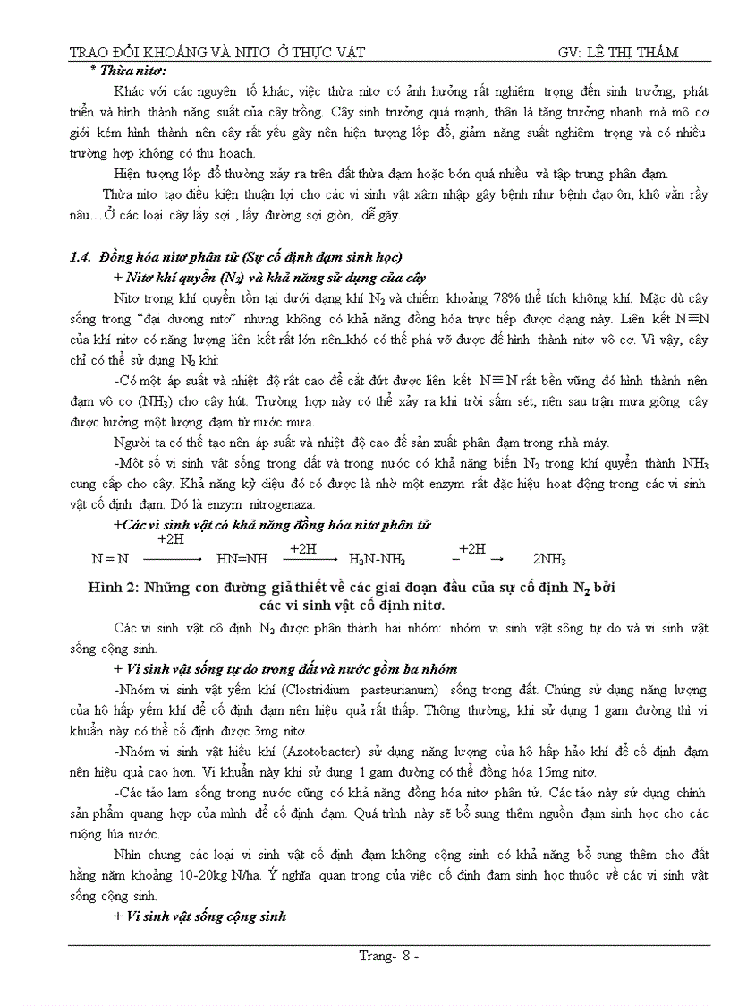 image for page Bdhsg trao đổi khoáng và nitơ