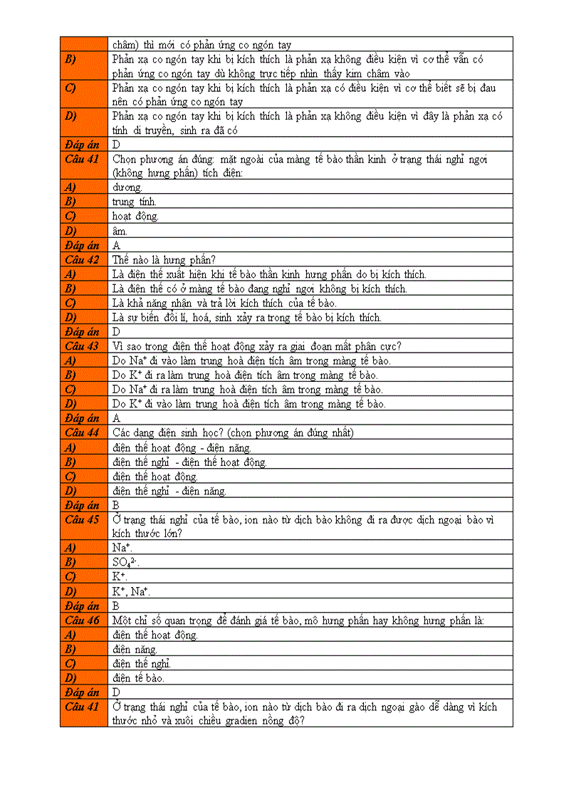 image for page BT trắc nghiệm chương II Cảm ứng