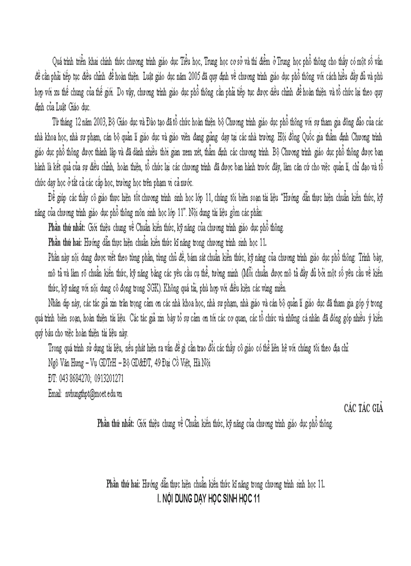 image for page Chuan kien thuc ky nang mon Sinh hoc 11 1