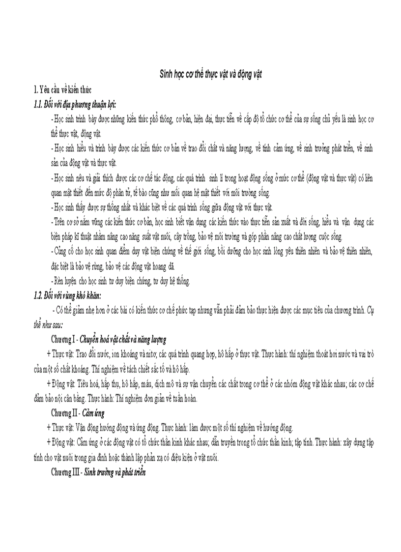 image for page Chuan kien thuc ky nang mon Sinh hoc 11 1