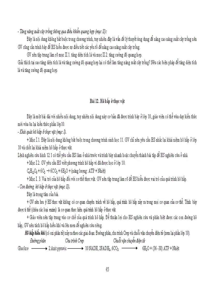 image for page Chuẩn kt kn sinh học 11