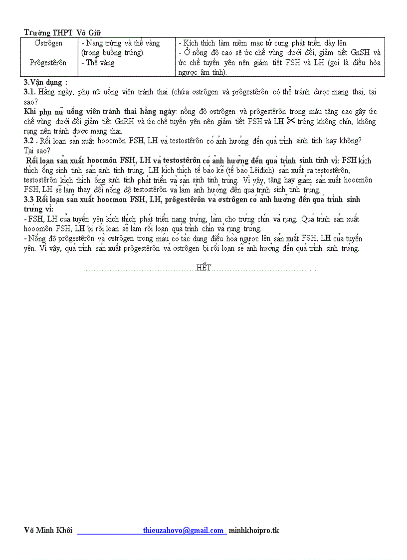 image for page Đề cương ôn tập sinh 11 học kì 2