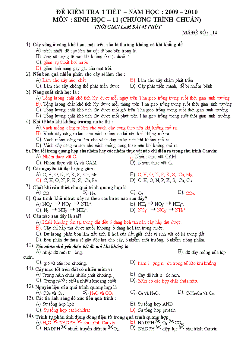 image for page Đề kiểm tra 1 tiết