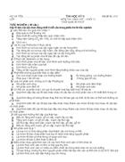 Đề Sinh 11 KT HK II số 10