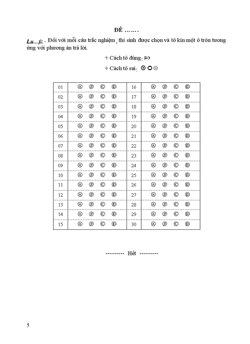 image for page Đề Sinh 11 KT HK II số 11