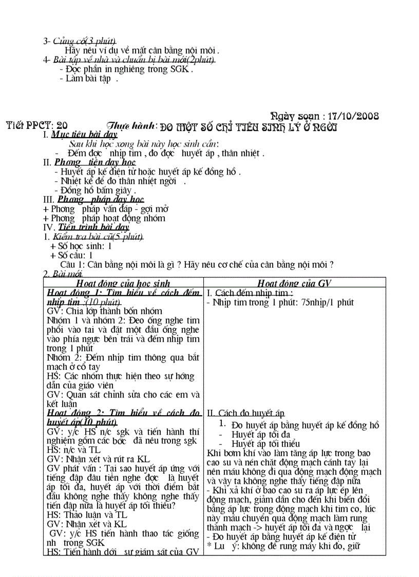 image for page Giáo án 11 cơ bản Học kỳ I