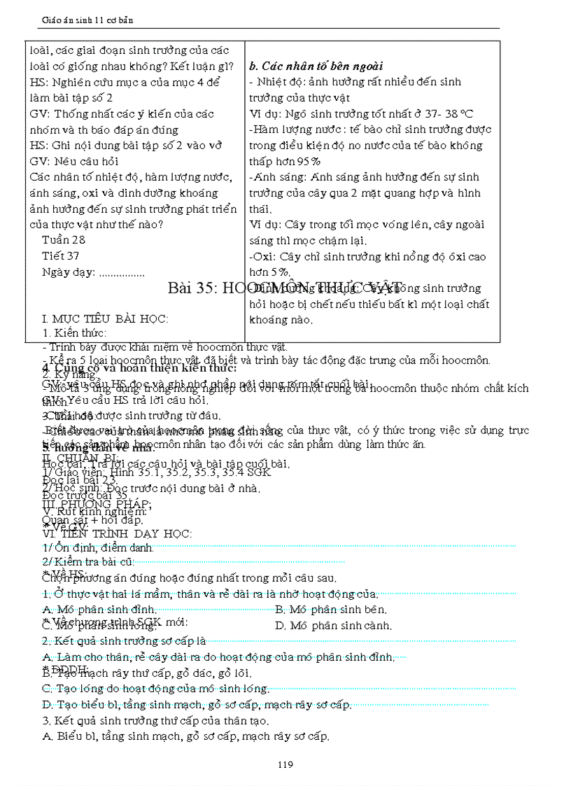 image for page Giáo án 11 CB 1