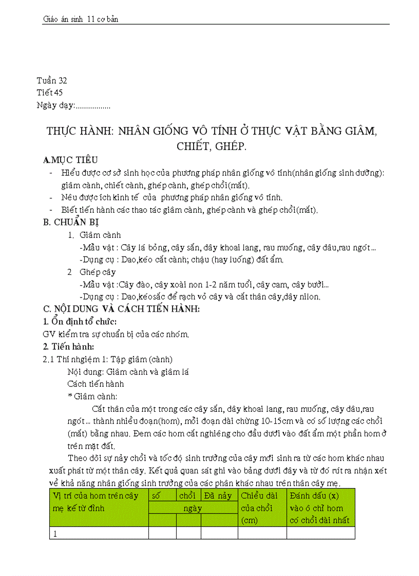 image for page Giáo án 11 CB 1