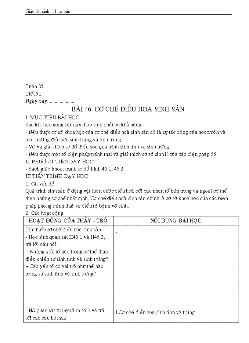 image for page Giáo án 11 CB 1