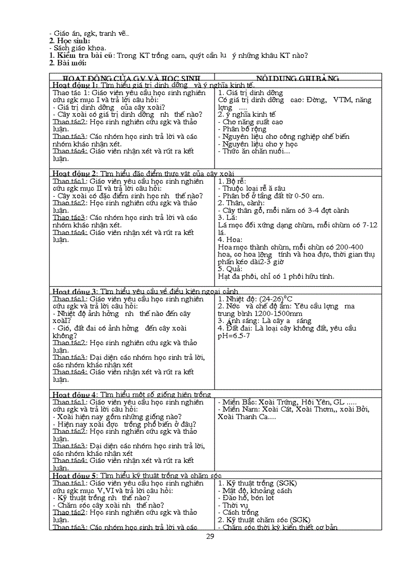 image for page Giáo án môn nghề làm vườn khối 11 đầy đủ