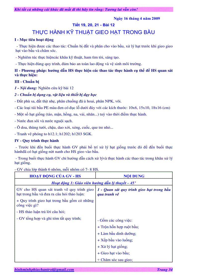 image for page Giáo án nghề làm vườn hot new