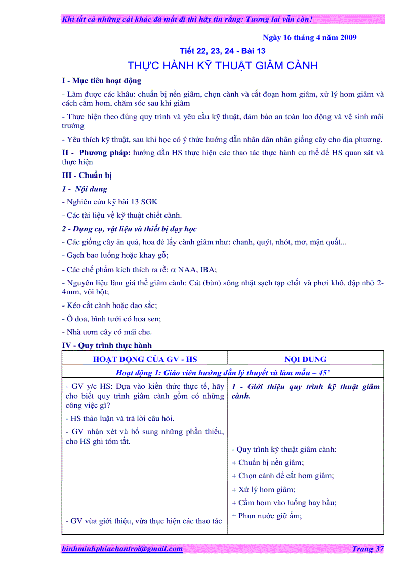 image for page Giáo án nghề làm vườn hot new