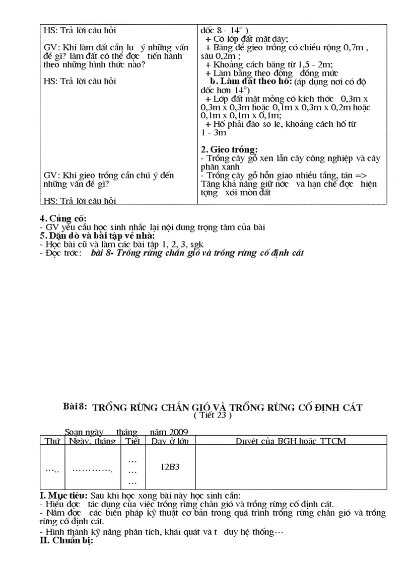 image for page Giáo án nghề trồng rừng 12