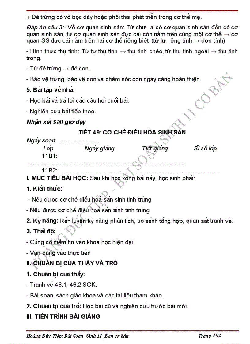 image for page Giao an sinh 11 2 cot