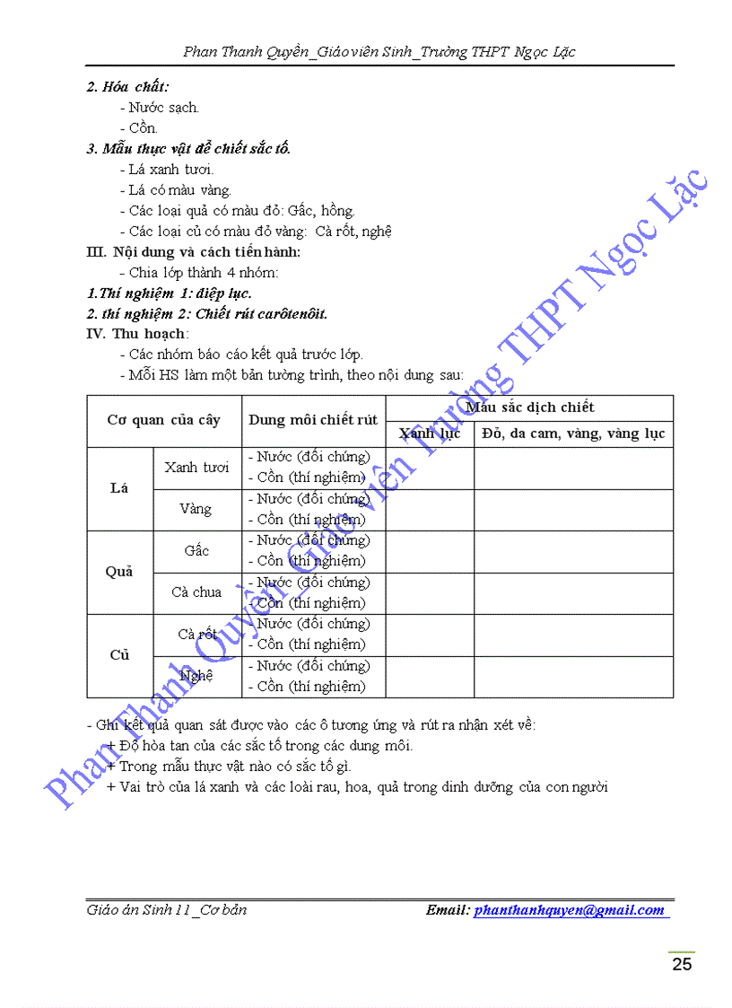 image for page Giao an Sinh 11 Ban CB