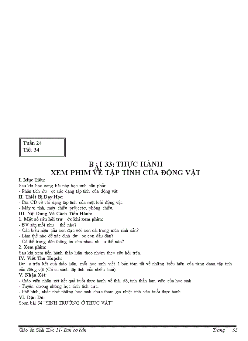 image for page Giáo án sinh 11 CB HKI