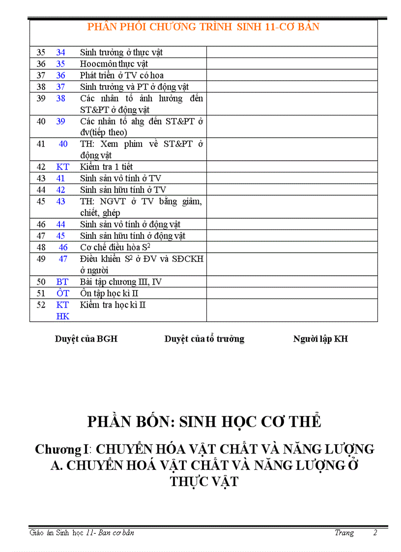 image for page Giáo án sinh 11 cơ bản trọn bộ