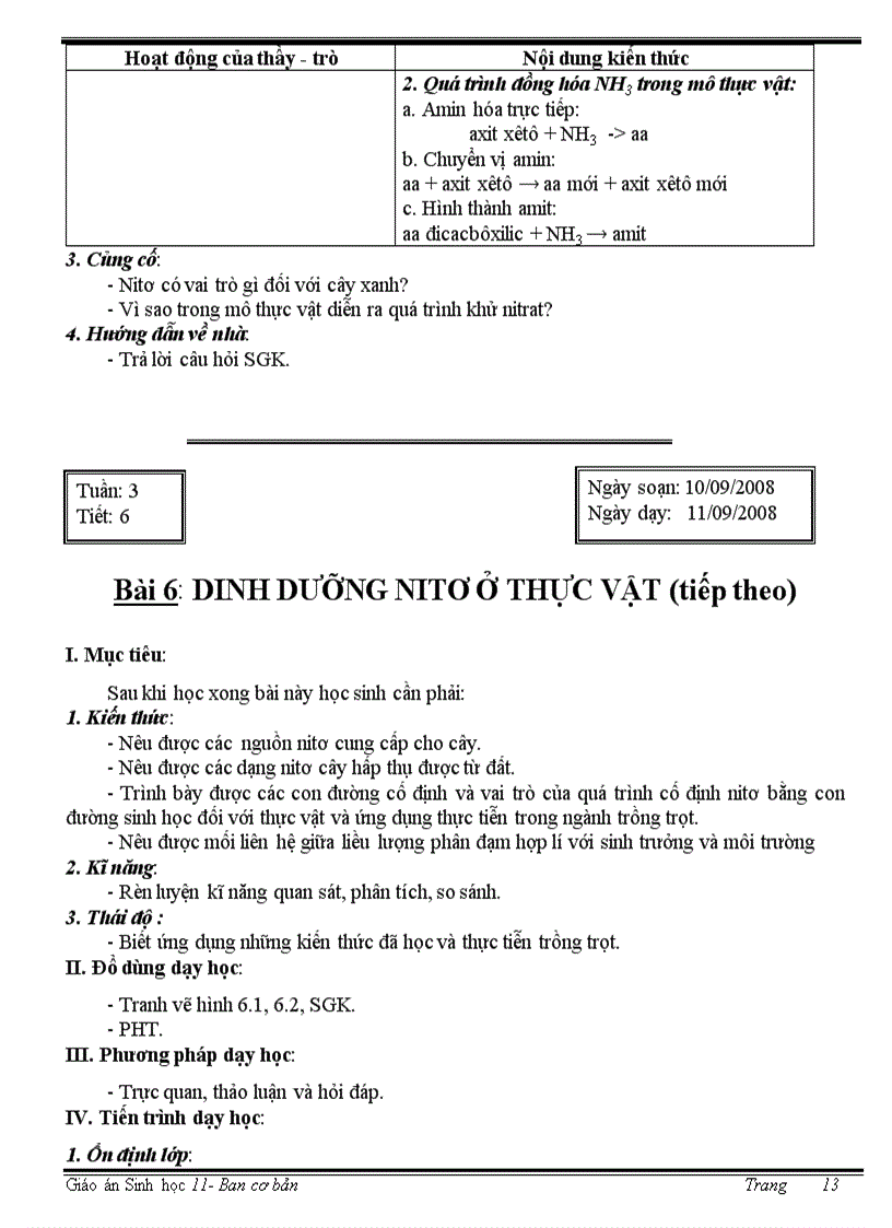 image for page Giáo án sinh 11 cơ bản trọn bộ