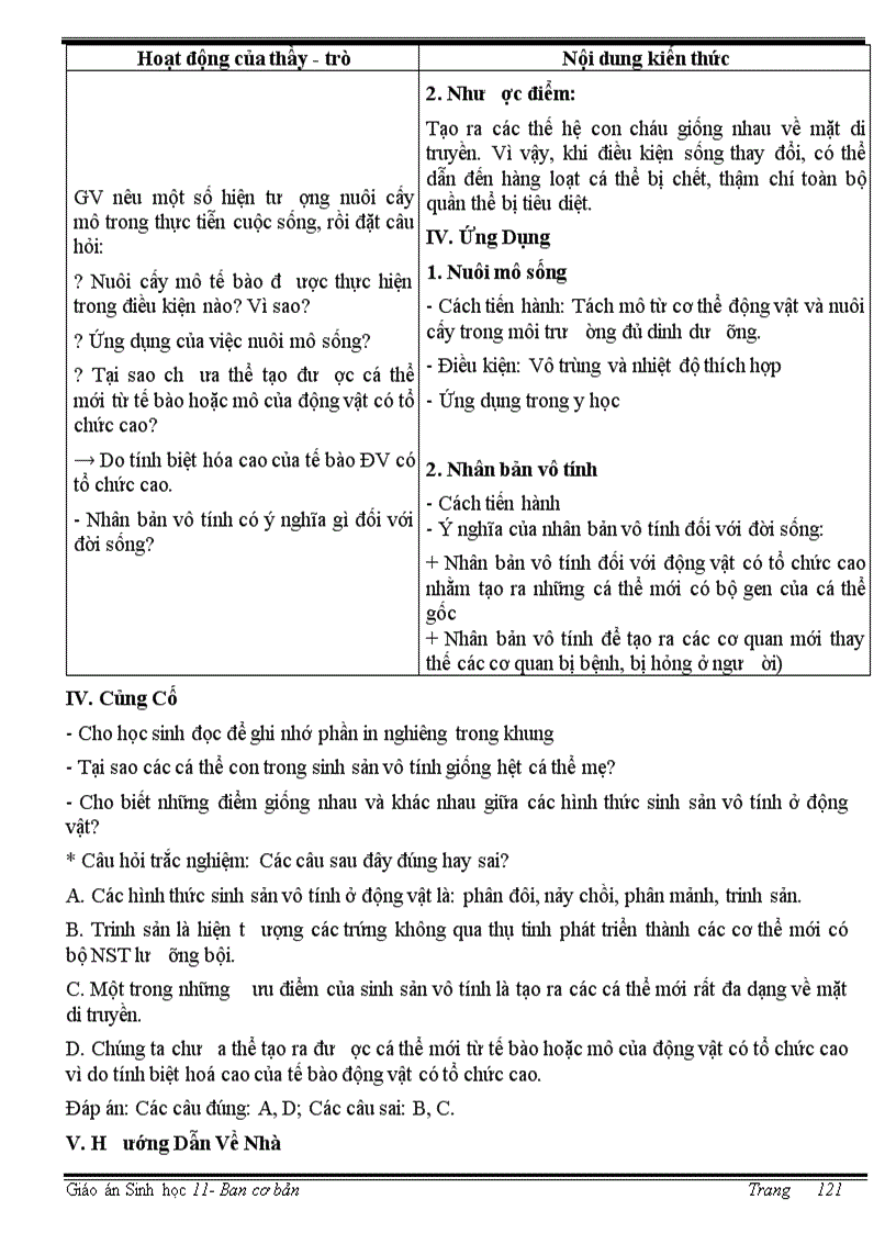 image for page Giáo án sinh 11 cơ bản trọn bộ