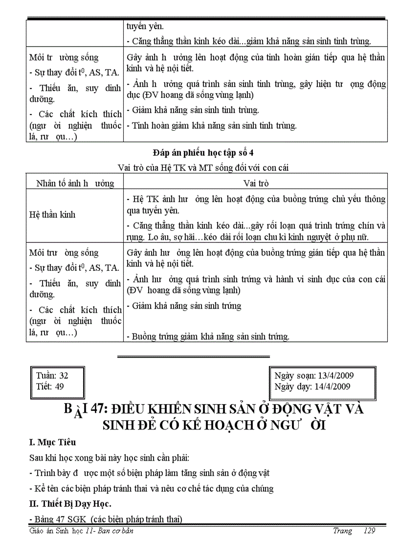 image for page Giáo án sinh 11 cơ bản trọn bộ