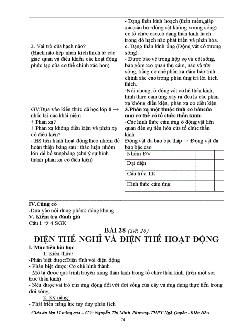 image for page Giáo án sinh 11 nâng cao