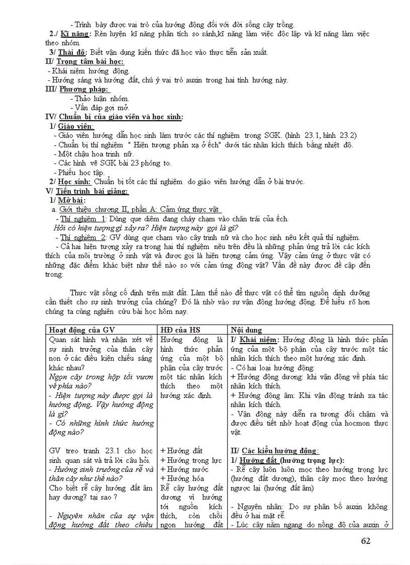 image for page Giáo án sinh 11 NC HKI