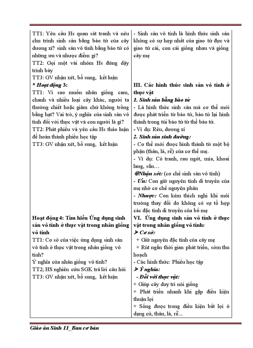image for page Giáo án Sinh 11 Cơ bản 2