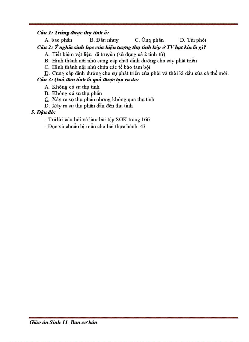 image for page Giáo án Sinh 11 Cơ bản 2