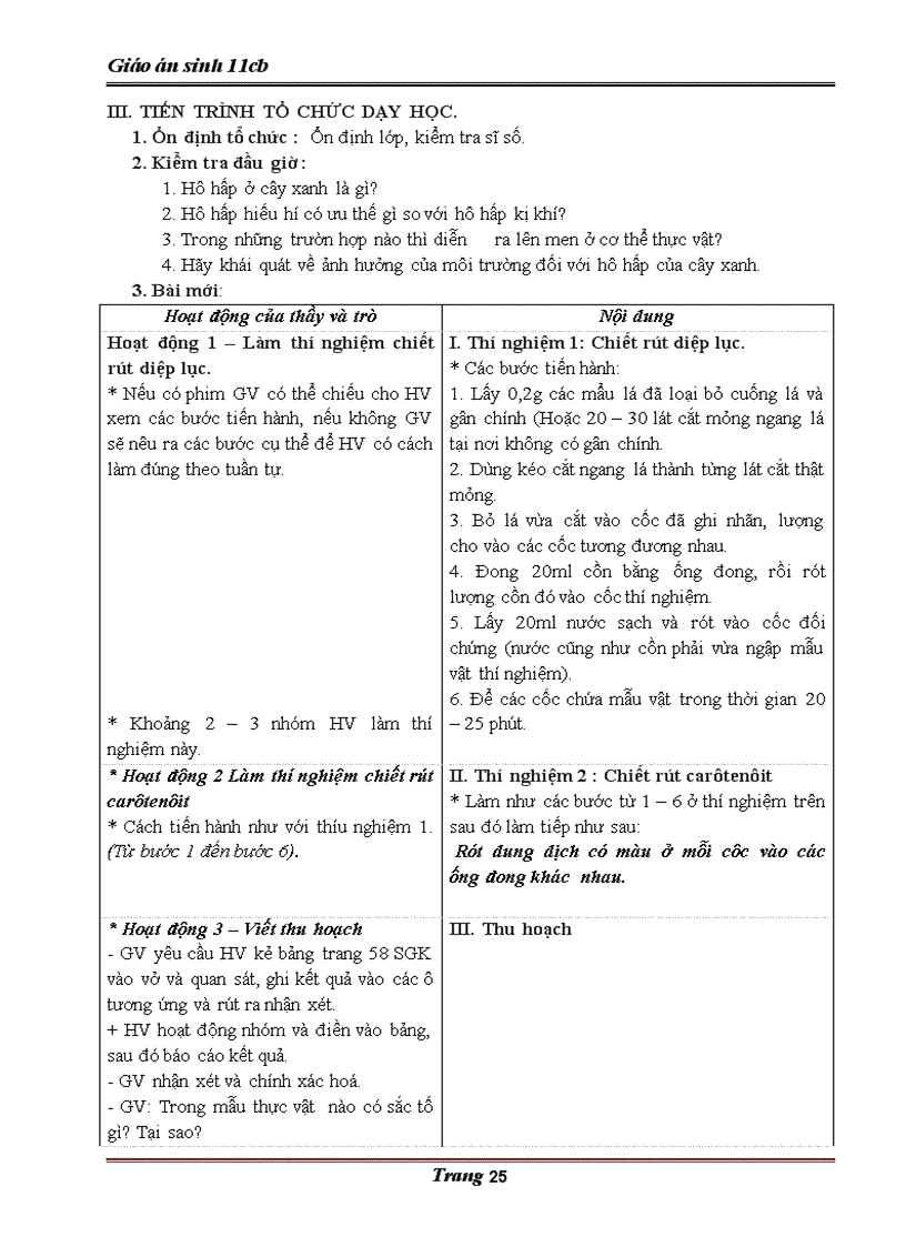 image for page Giáo án Sinh 11 Cơ bản 4