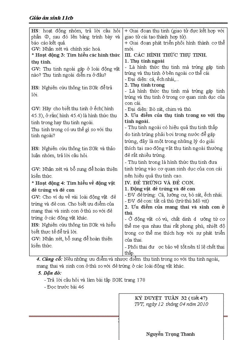 image for page Giáo án Sinh 11 Cơ bản 4