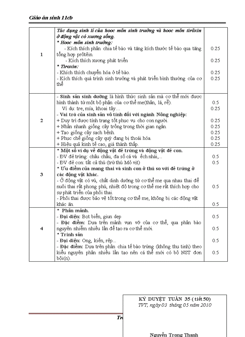 image for page Giáo án Sinh 11 Cơ bản 4