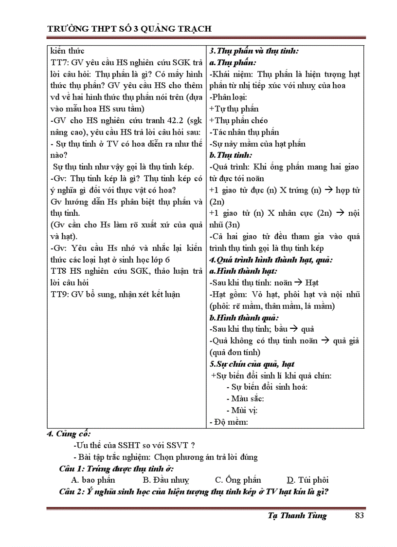 image for page Giáo an sinh học 11 cb giảm tải