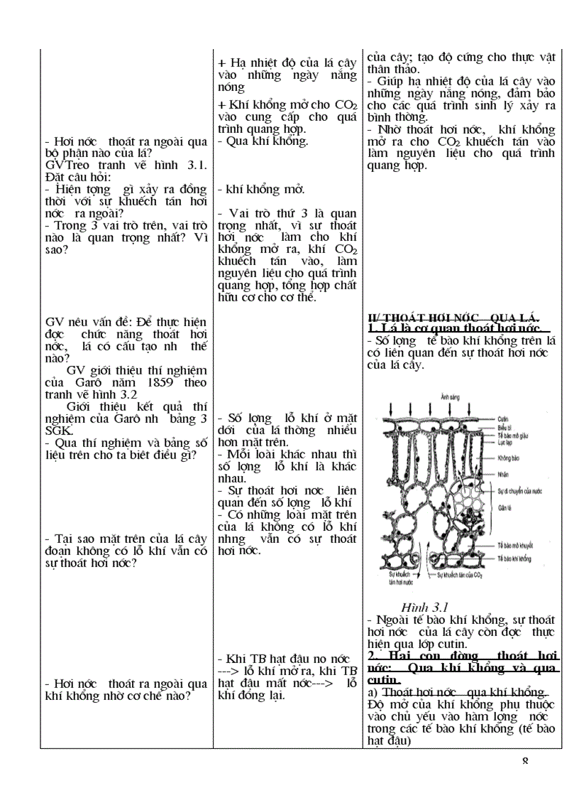 image for page Giáo án sinh học 11 CB