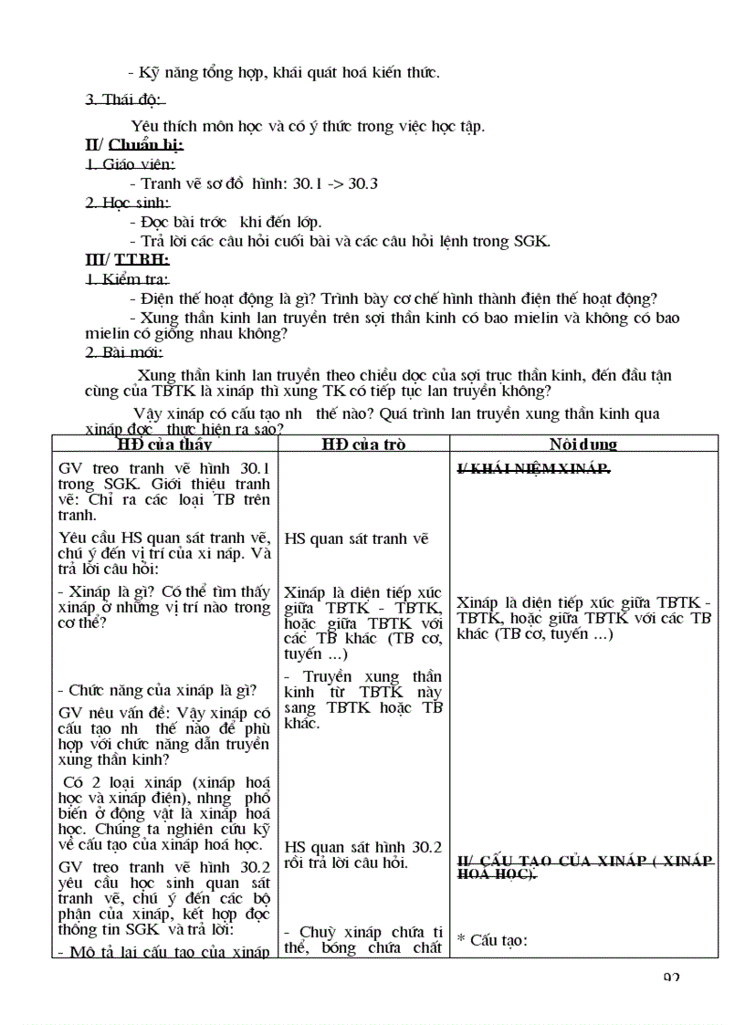 image for page Giáo án sinh học 11 CB