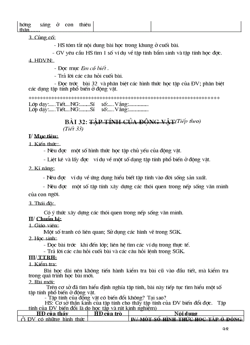 image for page Giáo án sinh học 11 CB