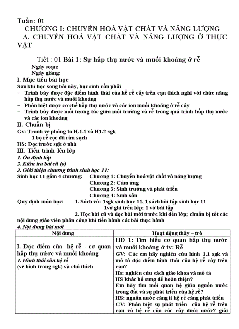 image for page Giao an sinh hoc 11 co ban