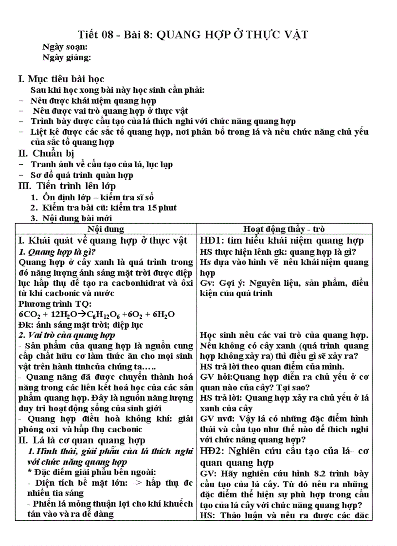 image for page Giao an sinh hoc 11 co ban