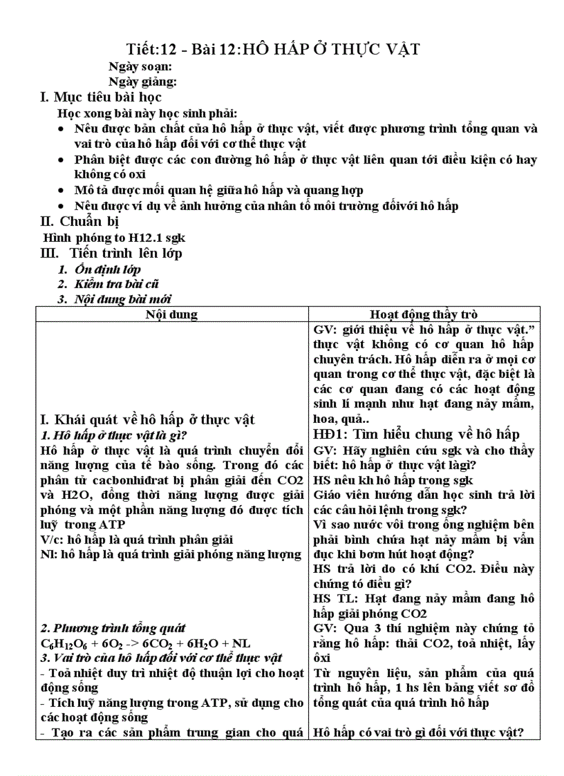 image for page Giao an sinh hoc 11 co ban