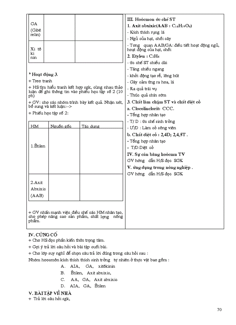 image for page Giao an sinh hoc 11 nang cao Đa dung nam hoc 07 08
