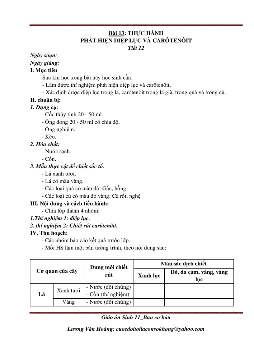 image for page Giáo án sinh học 11cơ bản 2