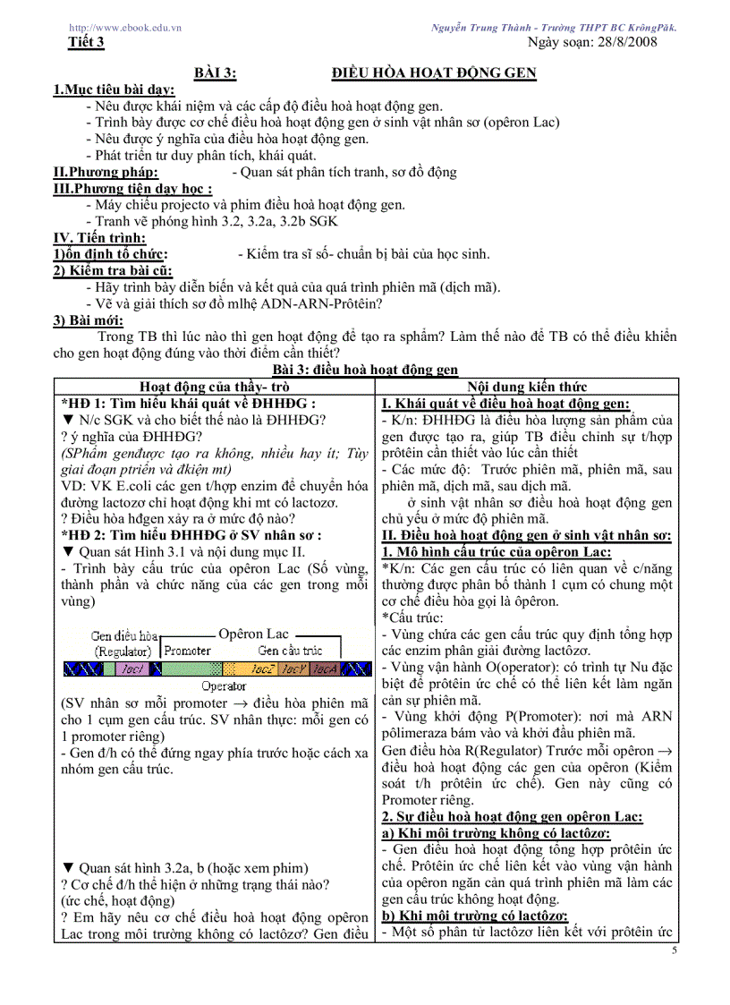 image for page Giáo án sinh học 12 CB