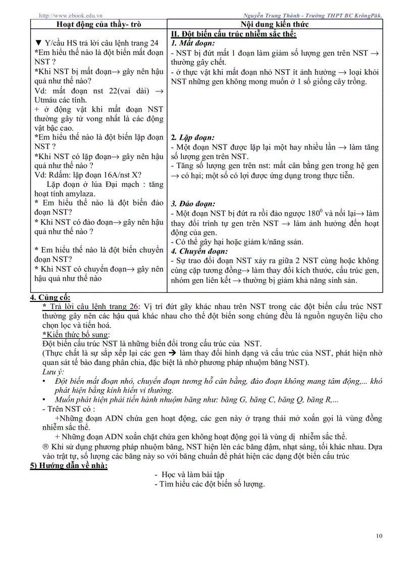 image for page Giáo án sinh học 12 CB