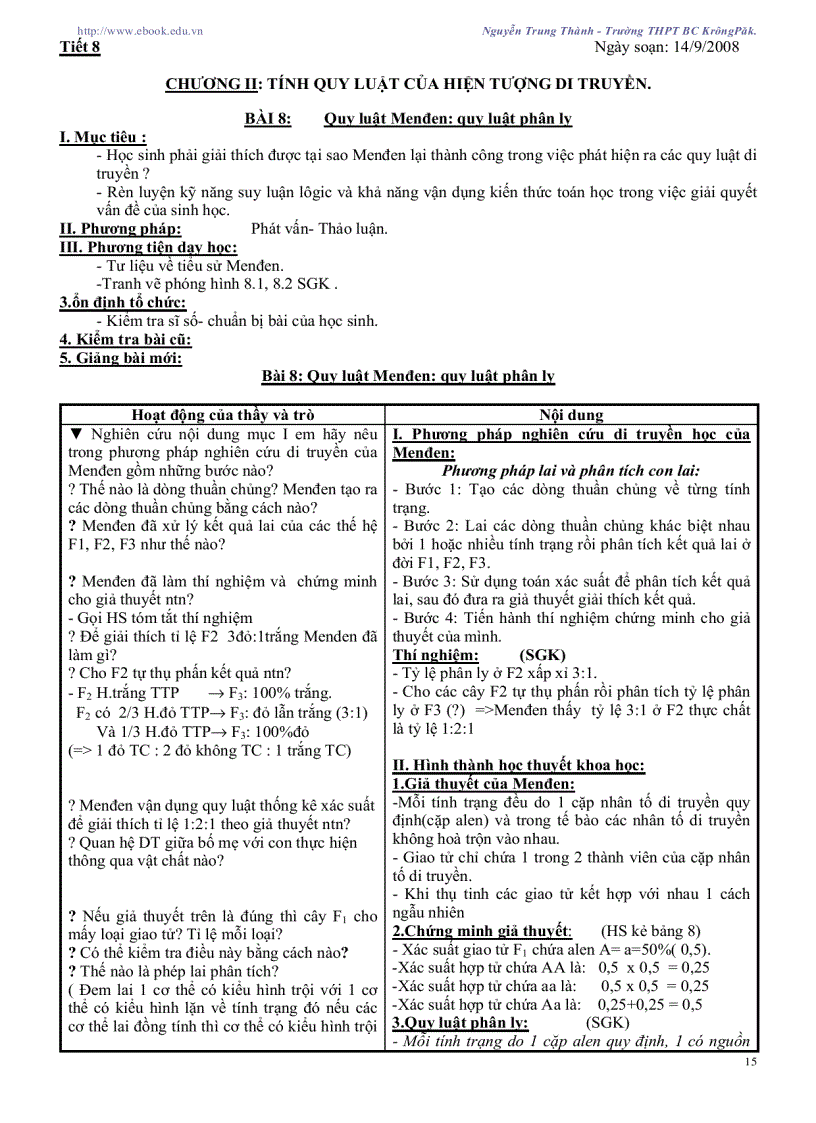 image for page Giáo án sinh học 12 CB