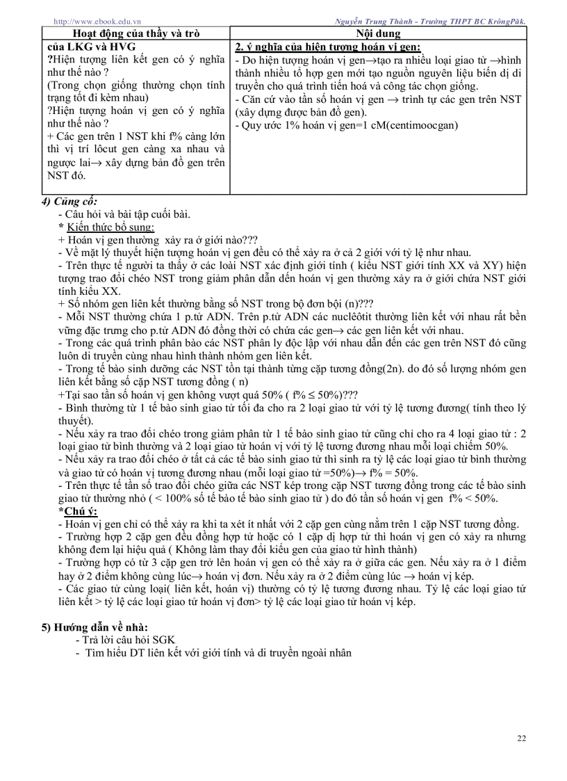 image for page Giáo án sinh học 12 CB