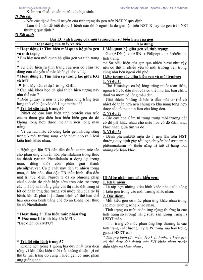 image for page Giáo án sinh học 12 CB