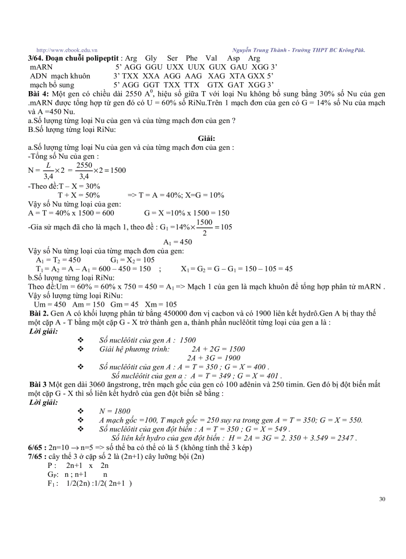 image for page Giáo án sinh học 12 CB